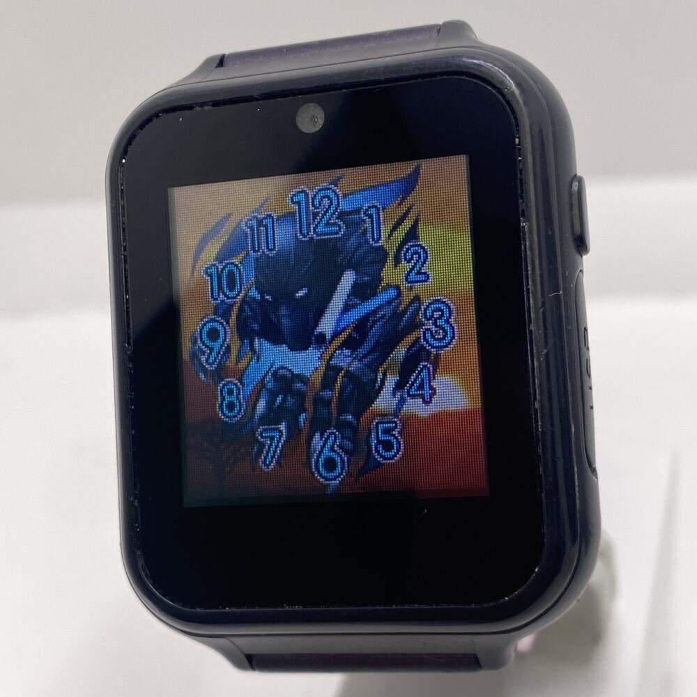 Black Panther Marvel Kids Watch Works Recharagablr